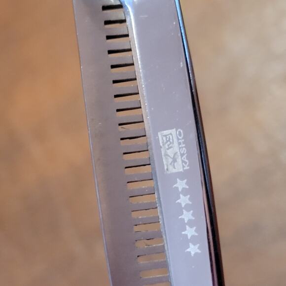 Rare Kasno Kai Double Texturizing Shears Scissors KO6-32-65 New with box - Picture 7 of 12